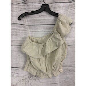 American Eagle Off-Shoulder Ruffle Top Size S
